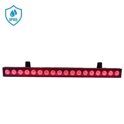 Āra 18x10W LED sienas mazgāšanas gaisma ar punktu kontroli